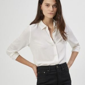 Equipment Silk Button Down Blouse
